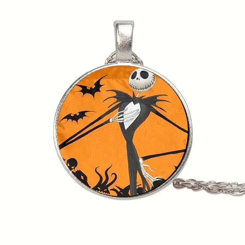 Pop Personality Ghost Crystal Pendant Halloween Gift
