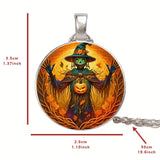 Pop Personality Creative Ghost Crystal Pendant Halloween Gift