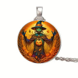 Pop Personality Creative Ghost Crystal Pendant Halloween Gift