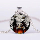 Pop Personality Creative Witch Crystal Pendant Halloween Gift Christmas