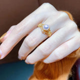 Adjustable Ring Base Mountings for Pearls Stones