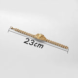 Steel Lion Bracelet Bangle for Women Men