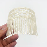 Acrylic Turtle Flower Hair Comb for Ladies
