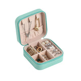 Portable Necklace Earrings Jewelry Storage Jewellery Box Ring Case