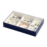 Portable PU Leather Jewelry Ring Display Organizer Box