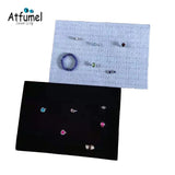 Velvet Diamond Ring Jewelry Display Box Tray 5Pcs