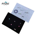Velvet Diamond Ring Jewelry Display Box Tray 5Pcs