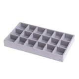 Portable Velvet Ring Display Box Organizer