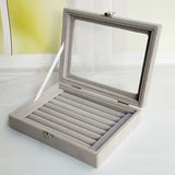 Velvet Jewelry Ring Display Box Earring Storage