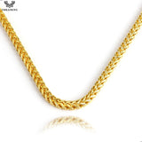 Positive & Negative Chain Necklace, Stainless Steel, Men & Women