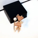 Bow Cuff Bracelet Simulation Pearl Open Bangles For Women