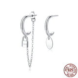 Zircon Little Snake Earrings Allergy-Free for Women