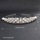 Princess Rhine Stone Tiara Bridal Prom Crown Girl Hairbands