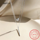 Princess Silver 925 Necklace Women Choker Accessories Rose Round Pendant Female