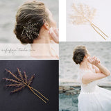 Crystal Wedding Hairpins Sticks for Women
