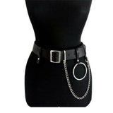 Pu Leather Waist Chain Tassel Belt Body Jewelry