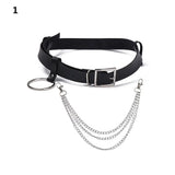 Pu Leather Waist Chain Tassel Belt Body Jewelry