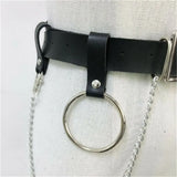 Pu Leather Waist Chain Tassel Belt Body Jewelry
