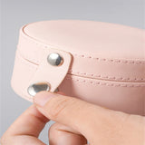 PU Leather Jewelry Storage Box Organizer Travel Portable Jewelry