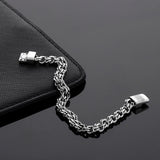 Punk Buddha Bracelet Ancient Silver Women DIY Bangles Men Pulseira Jewelry