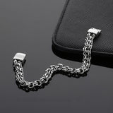 Punk Buddha Bracelet Ancient Silver Women DIY Bangles Men Pulseira Jewelry