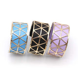Punk Charm Leather Cuff Bracelet for Women