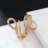 Punk Alloy Cuff Bangle Women Wrap Bracelets