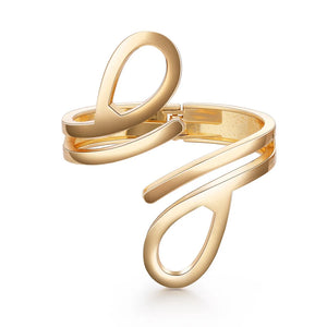 Punk Alloy Cuff Bangle Women Wrap Bracelets