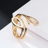 Punk Alloy Cuff Bangle Women Wrap Bracelets