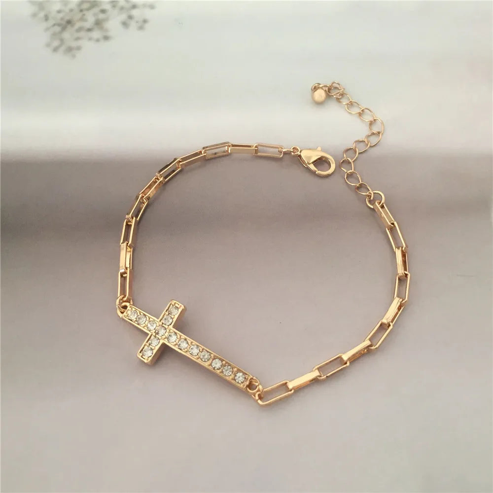 Metal Punk Bangles for Women Men Boho Jewelry Gift