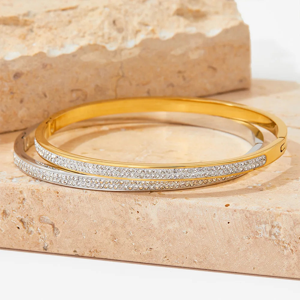 Punk Bangles Stainless Steel Bracelets Bohemian Jewelry Gift