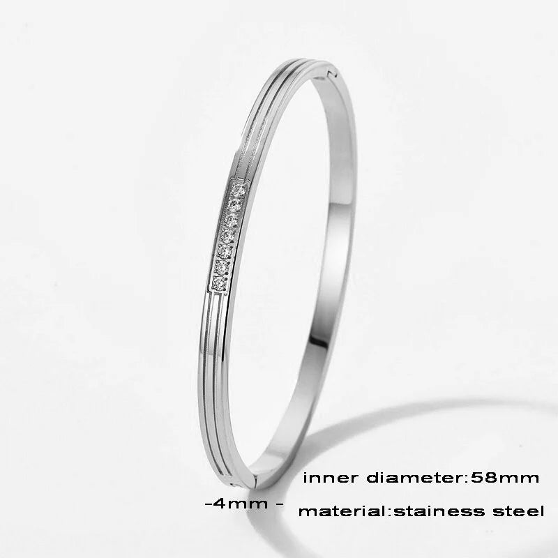 Punk Bangles Stainless Steel Bracelets Bohemian Jewelry Gift