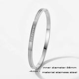 Punk Bangles Stainless Steel Bracelets Bohemian Jewelry Gift