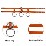 Punk O-Ring Choker Necklace Gothic Collar Jewelry