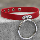 Punk Rock Dark Harajuku Leather Collar Choker Necklace