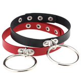 Punk Rock Dark Harajuku Leather Collar Choker Necklace