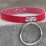 Punk Rock Dark Harajuku Leather Collar Choker Necklace
