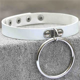 Punk Rock Dark Harajuku Leather Collar Choker Necklace