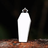 Punk Rock Stainless Steel Coffin Necklace