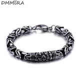 Punk Skeleton Chain Bracelets Retro Skull Safety Pattern Bracelets