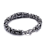 Punk Skeleton Chain Bracelets Retro Skull Safety Pattern Bracelets
