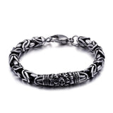 Punk Skeleton Chain Bracelets Retro Skull Safety Pattern Bracelets