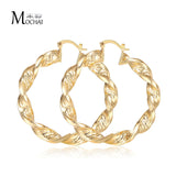 Punk Style Big Metal Hoop Earrings for Women Jewelry ZK30 Size Pendientes
