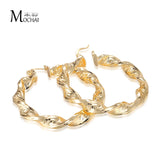 Punk Style Big Metal Hoop Earrings for Women Jewelry ZK30 Size Pendientes