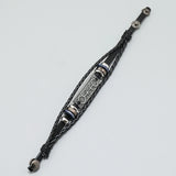Punk Leather Bracelet Cuff Wrap Beads Charm Retro Bangle Casual Jewelry