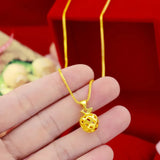 14k Yellow Chain Necklace for Women Wedding Pendant Necklaces