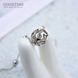 925 Sterling Silver Anklet Hollow Ball Anklet Beads Ankle Bracelet Foot Chain