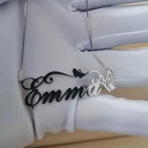 925 Silver Custom Name Necklace for Wedding Party Gift
