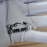 925 Silver Custom Name Necklace for Wedding Party Gift