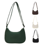 Purple Retro Nylon Shoulder Bag Women Handbag
